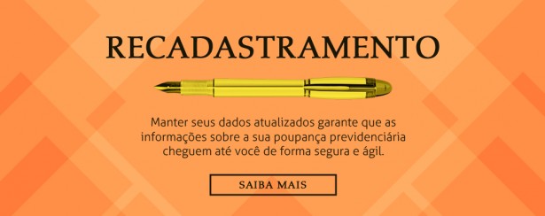 Recadastramento dos aniversariantes de abril Recadastramento dos aniversariantes de abril