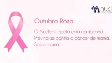 Outubro Rosa: o Nucleos apoia esta campanha